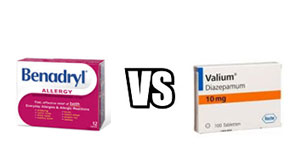 Benadryl vs Valium